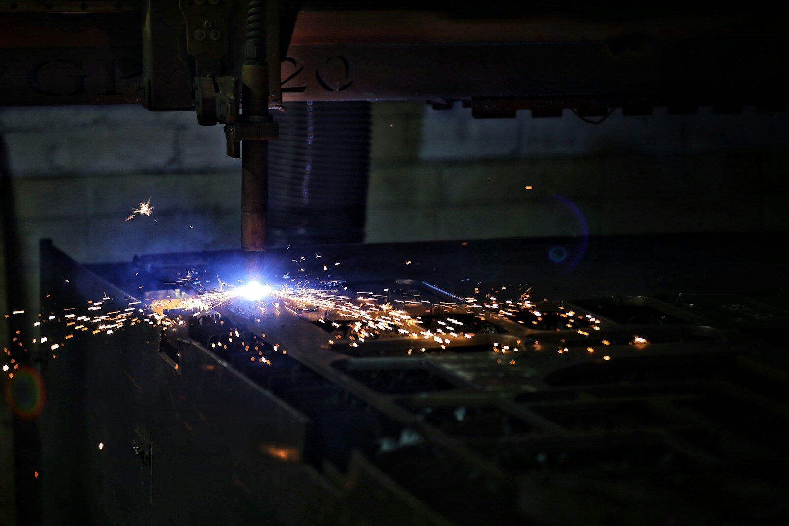 a welder working on a piece of metal